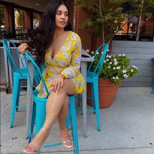 Floral short jumpsuit